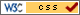 Logo di conformit&agrave; W3C CSS. Seguendo il link si richiede la validazione immediata al W3C.