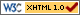 Logo di conformit&agrave; W3C XHTML 1.0 STRICT. Seguendo il link si richiede la validazione immediata al W3C.